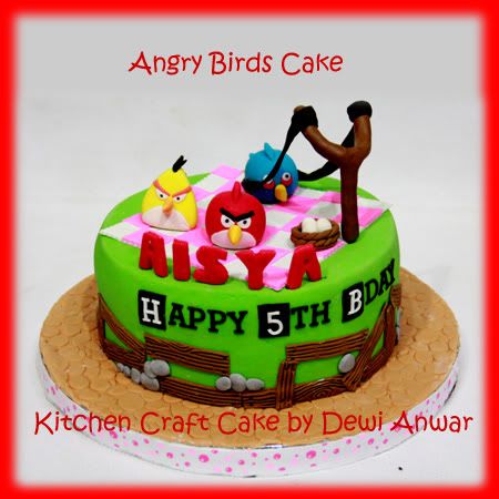 Birthday Cakes Delivery on Angry Bird Girl Cake Fornadhifa