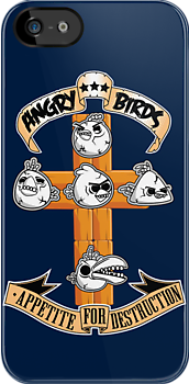 Angry Birds Appetite for Destruction    iPhone Case Cover     037