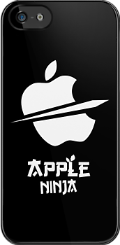 Apple Ninja (white)    iPhone Case Cover     045