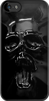 Scream Black skull  iPhone Case Cover     1009
