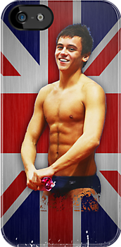 Tom Daley and Union Jack  iPhone Case Cover     1182