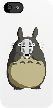 Totoro holding Spirited Away mask  iPhone Case Cover     1186