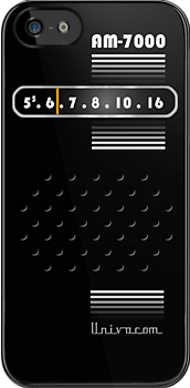 Transistor Radio - 70's Black  iPhone Case Cover     1196