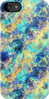 Blue and Yellow Tissue Paper    iPhone Case Cover     127