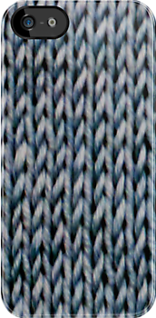 Blue Stockinette    iPhone Case Cover    135
