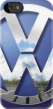 Blue Volkswagen VW logo    iPhone Case Cover     136
