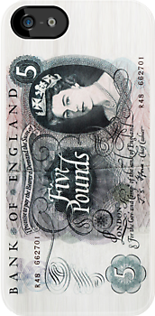 British 5 Pound Banknote    iPhone Case Cover     154