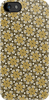 Brown Kaleidoscope Pattern    iPhone Case Cover     164