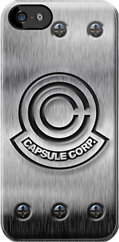 Capsule Corp Logo With Steel Bandage    iPhone Case Cover     190