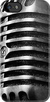 Classic Microphone   iPhone Kılıf-Kapak  222