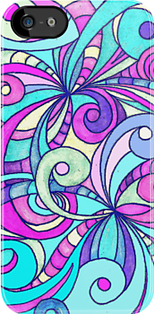 Floral abstract background  iPhone Case Cover     365