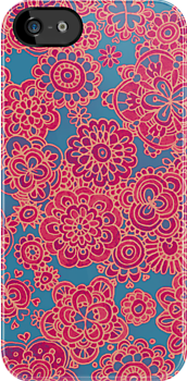 Flower Doodle  iPhone Case Cover     368