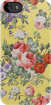 Flowers Collage Yellow Tones iPhone Kılıf-Kapak  375