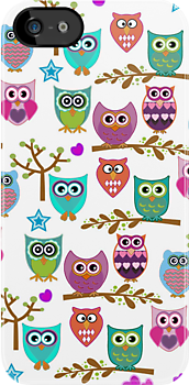 funky owls  iPhone Case Cover     400