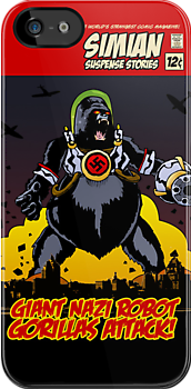 Giant Robot Nazi Gorilla III  iPhone Case Cover     415