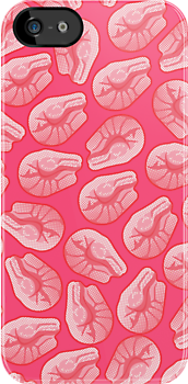 Pink Shrimp Sweets  iPhone Case Cover     826