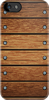 Retro Wooden Style iPhone Kılıf-Kapak  970