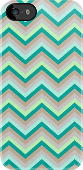 Retro Zig Zag Chevron Pattern iPhone Kılıf-Kapak  971