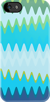 Retro Zigzag Colorful Chevron Striped Pattern iPhone Kılıf-Kapak  973