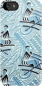 Rowing Soviet fabric c. 1920-1930 iPhone Kılıf-Kapak  993