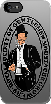 Royal Society of Gentlemen Moustache Growers iPhone Kılıf-Kapak  994