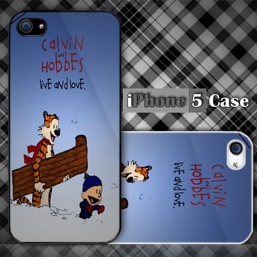 Calvin and Hobbes Live and Love   iPhone Case Cover    056
