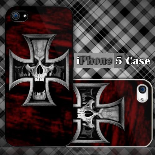 Iron Cross Skull   iPhone Case Cover    176
