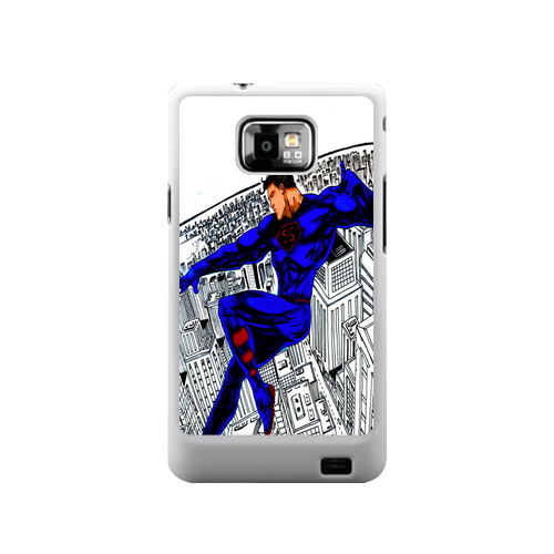 Comic Superman Samsung Galaxy S II Kapak-Kılıf 013