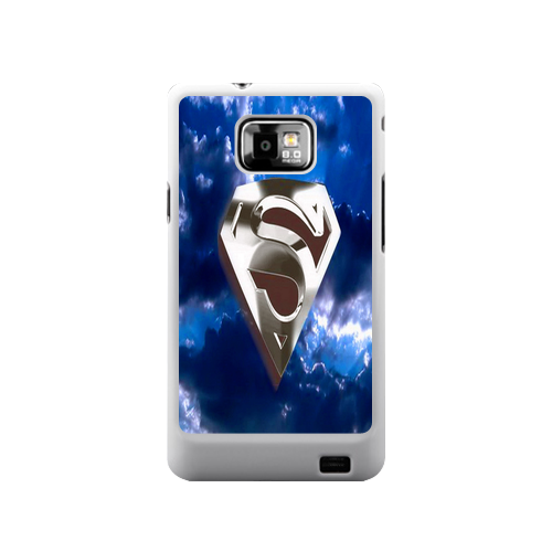 Logo in the Sky Superman Samsung Galaxy S II Kapak-Kılıf 030