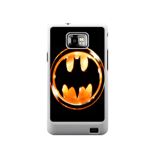 Orange Batrman Samsung Galaxy S II Kapak-Kılıf 034