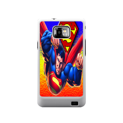 Superman Saving the World Samsung Galaxy S II Kapak-Kılıf 045