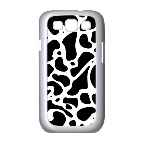 Black Cow Print Samsung Galaxy S3 I9300 Kapak-Kılıf 039
