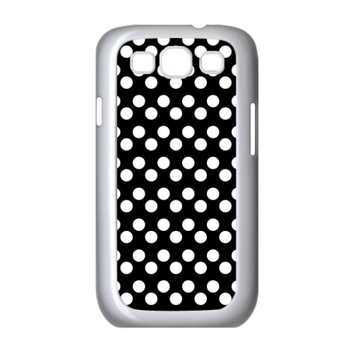 Black Wave Point Samsung Galaxy S3 I9300 Kapak-Kılıf 040