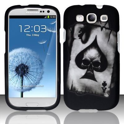 Ace of Spade Skull Samsung Galaxy S3 Kapak-Kılıf 061