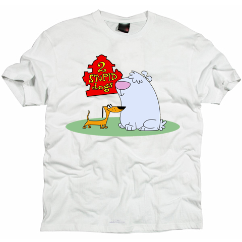 2 Stupid Dogs Retro Cartoon Tshirt 03 Click picture to enlarge
