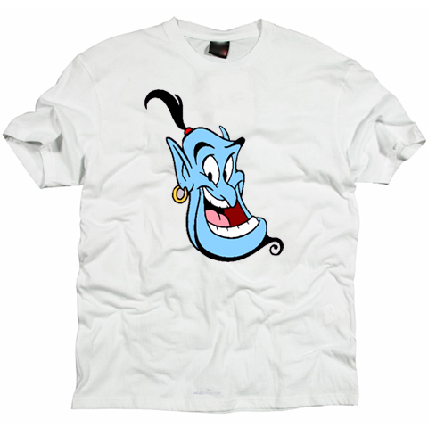 Aladdin's Genie Cartoon Tshirt #02
