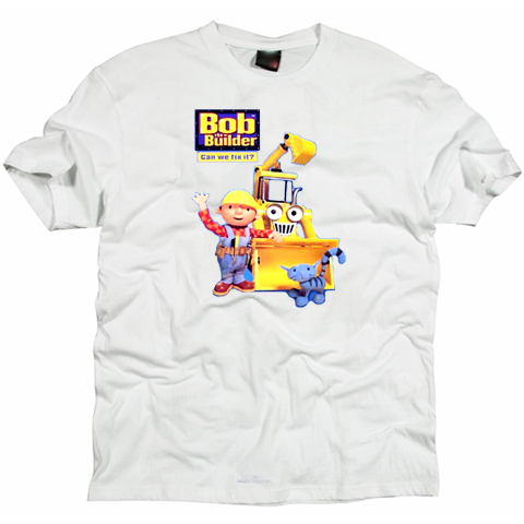 Tshirt,Cartoon,Music,Movie,Anime,Wii,Video Game,Humor,Birthday,Sport Bob  the Builder Cartoon Tshirt #01 Tshirt,Cartoon,Music,Movie,Anime,Wii,Video  Game,Humor,Birthday,Sport