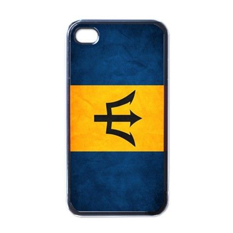 BARBADOS Afro Bajan Barbadian Flag iPhone Kılıf-Kapak 073
