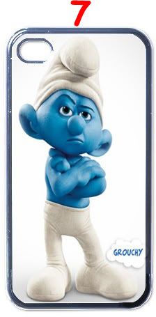 Cartoon Smurf iPhone Kılıf-Kapak 370