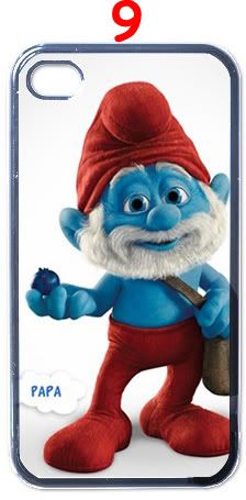 Cartoon Smurf iPhone Kılıf-Kapak 372