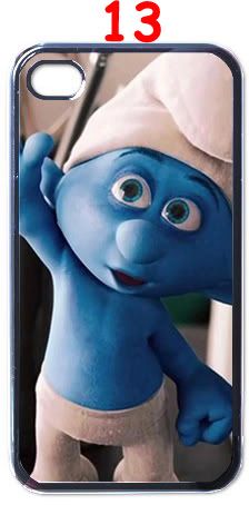 Cartoon Smurf iPhone Kılıf-Kapak 376