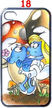 Cartoon Smurf iPhone Kılıf-Kapak 381