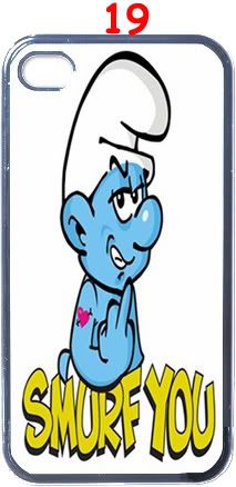Cartoon Smurf iPhone Kılıf-Kapak 382