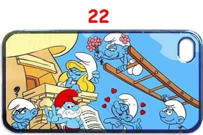 Cartoon Smurf iPhone Kılıf-Kapak 385