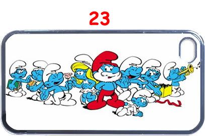 Cartoon Smurf iPhone Kılıf-Kapak 386