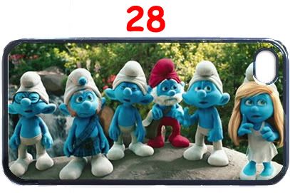 Cartoon Smurf iPhone Kılıf-Kapak 391