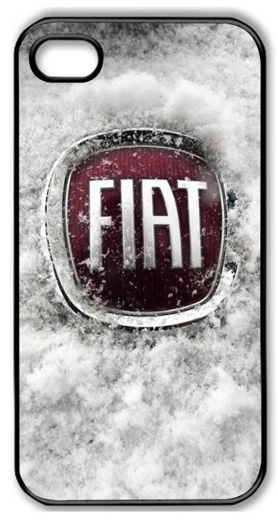 fiat logo on Ice iPhone Kılıf-Kapak 625