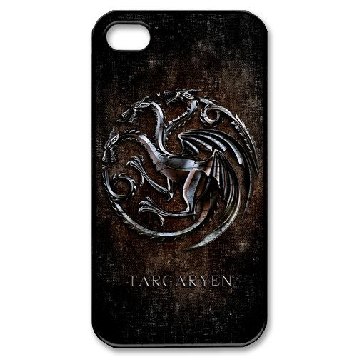 Game of throne clan targaryen silver dragon logo iPhone Kılıf-Kapak 708