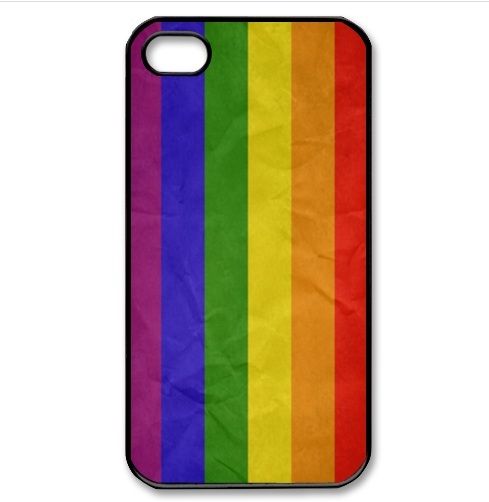 GAY PRIDE RAINBOW FLAG Lesbian Bisexual LGBT iPhone Kılıf-Kapak 712