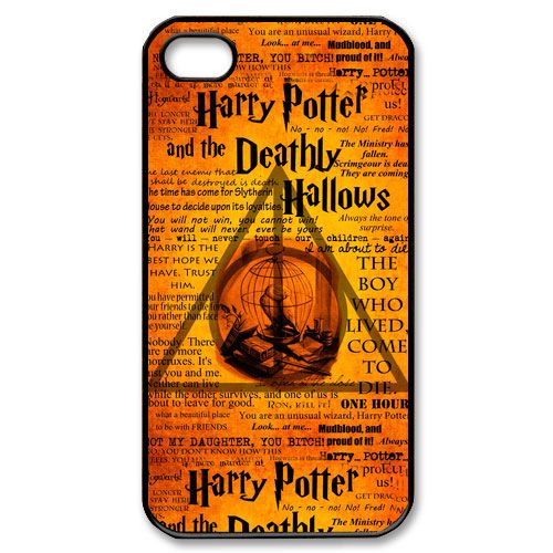 Harry Potter Deathly Hollow Poster Typograph  iPhone Kılıf-Kapak  812